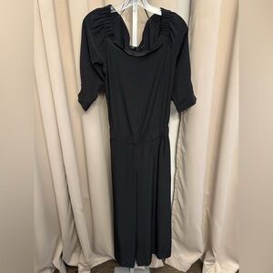 The off the shoulder jumpsuit